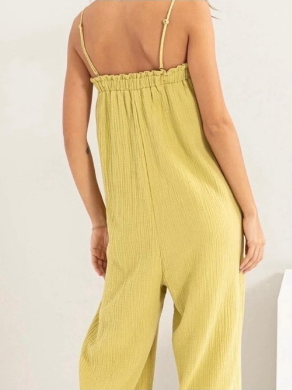 Golday by Jackson Rowe Billy Jumpsuit - Lime Size Large - Picture 2 of 4